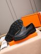 Hermes Black Calfskin Leather Man Shoes 0610 05 (3)_th.jpg